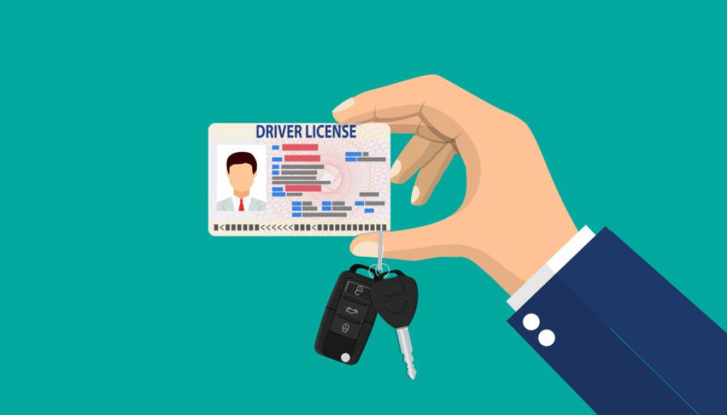 Check driver's license on the system