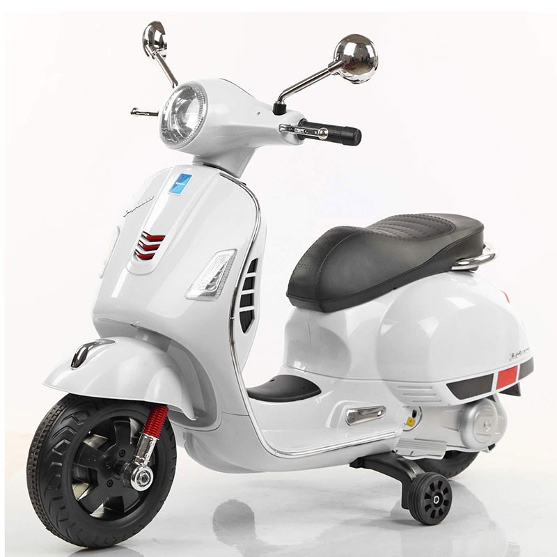 Xe máy điện trẻ em BBT GLobal Vespa trắng BBT-6116T
