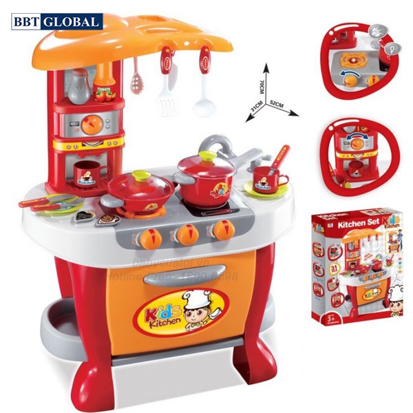 Bộ đồ chơi nấu ăn cao cấp cao 70cm 008-801A