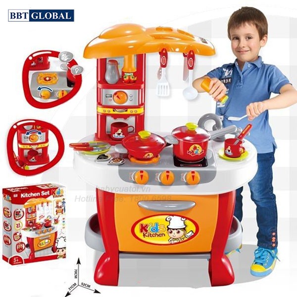 Bộ đồ chơi nấu ăn cao cấp cao 70cm 008-801A