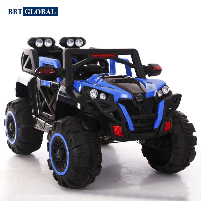 Ô tô điện trẻ em địa hình 4 động cơ màu xanh BBT-3366X
