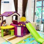 Nhà chơi cầu trượt Hàn Quốc 5 trong 1 cho bé CHD356