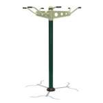 Thiết bị tập ngoài trời xà đơn 3 hướng KXJS-036