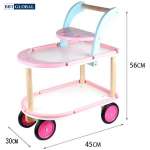Đồ chơi xe đẩy bánh ngọt BBT Global gỗ cao cấp MSN17076