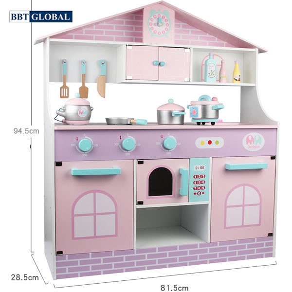 Bộ đồ chơi nhà bếp gỗ cao cấp MSN19032 | Kích thước