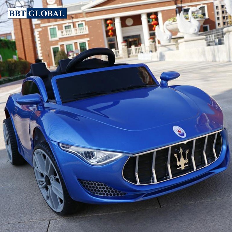 Xe ô tô điện trẻ em Maserati màu xanh BBT-5599XD