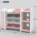 Kệ để đồ chơi cho bé cỡ lớn màu hồng SH9601-3