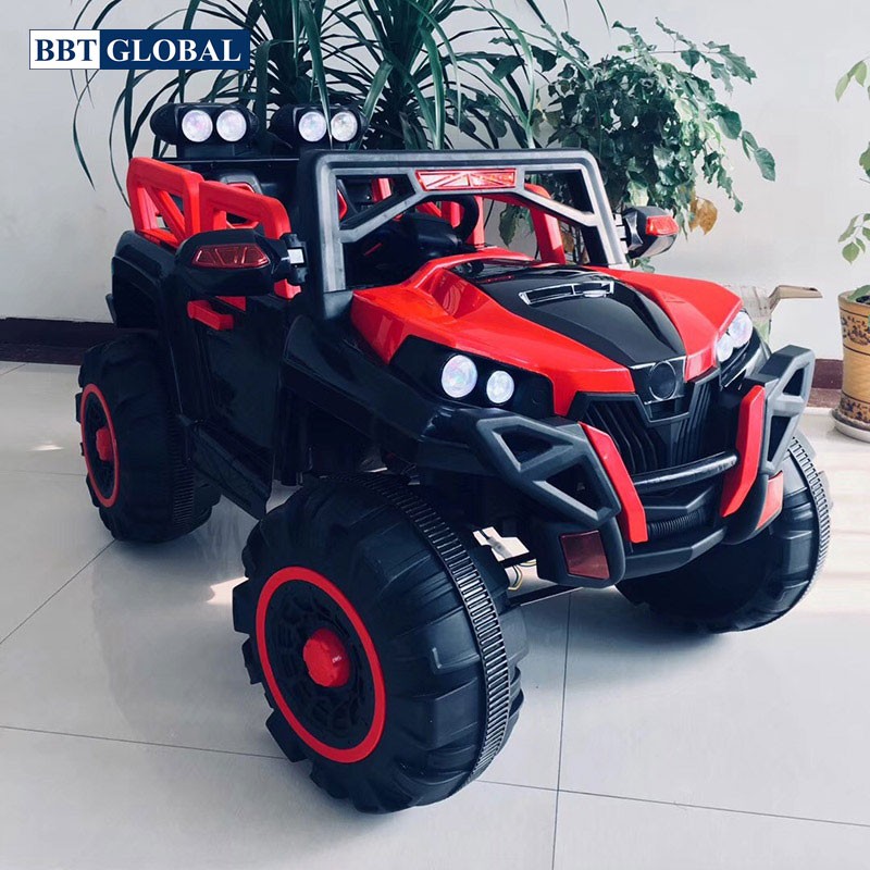 Ô tô điện trẻ em địa hình 4 động cơ màu đỏ BBT-3366D