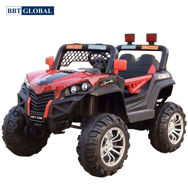 Ô tô điện trẻ em địa hình 4 động cơ màu đỏ BBT-3399D