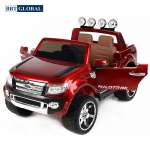 Ô tô điện trẻ emFORD RANGER bản quyền đỏ mận phun sơn FORD-DCC
