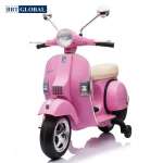 Xe máy điện trẻ em bản quyền Vespa PX150 màu hồng