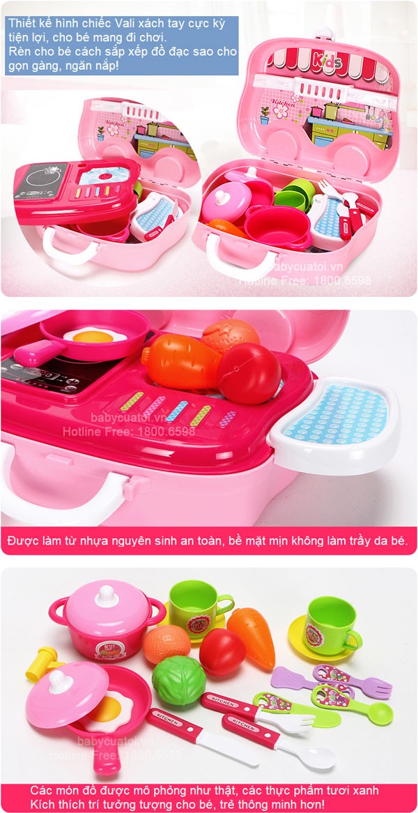 Bộ đồ chơi nấu ăn mini 008-915A