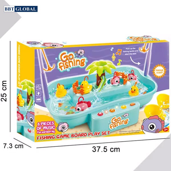 Bộ đồ chơi câu vịt cao cấp có nhạc cho bé 889-141