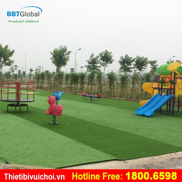 cầu trượt liên hoàn ngoài trời