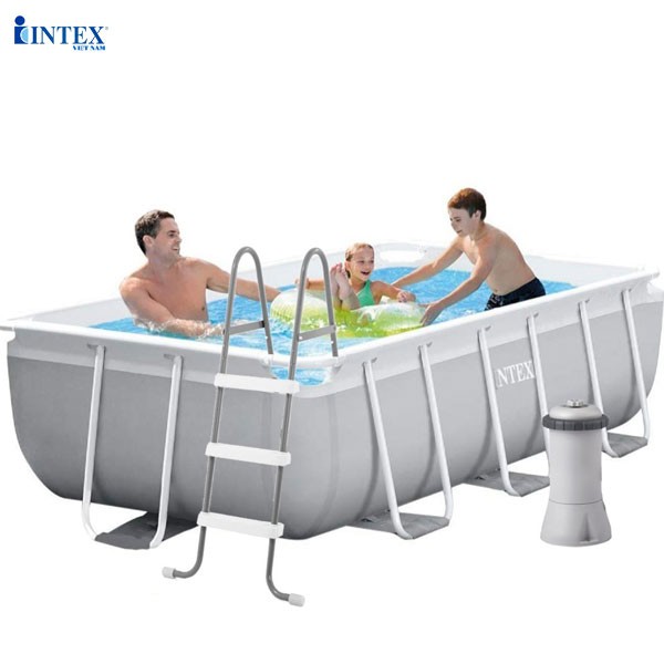 Bể bơi khung kim loại chịu lực cao cấp PREMIUM dài 3m INTEX 26784