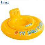Phao bơi chống lật cho bé dưới 1 tuổi, 2 vòng bơm hơi có tựa lưng INTEX 56585