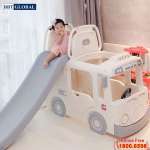 Cầu trượt bể bóng xe bus Hàn Quốc Vanilla Y1902