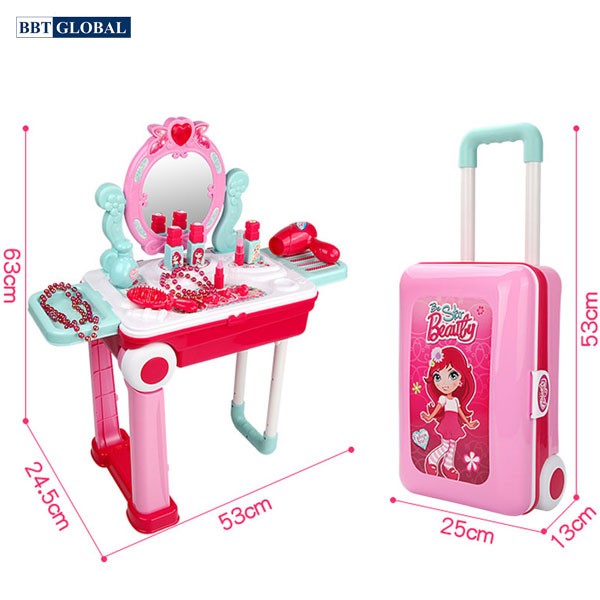 Đồ chơi trang điểm vali kéo cho bé 008-923A