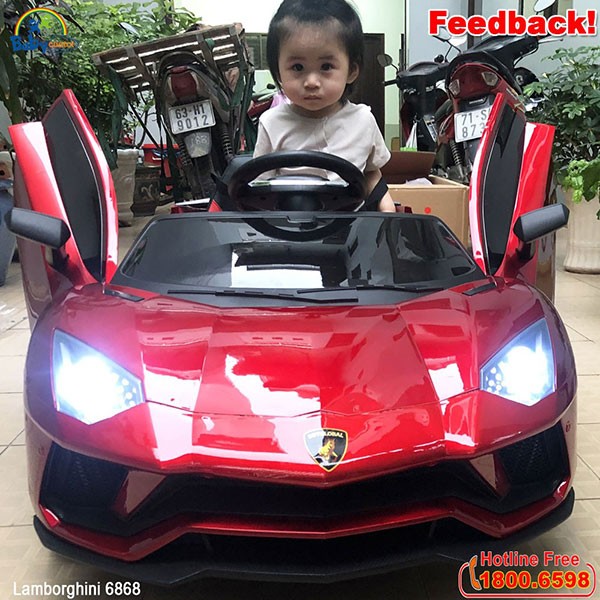 Xe ô tô điện trẻ em Lamborghini Aventador