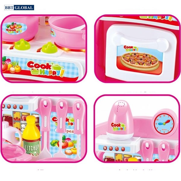 Bộ đồ chơi nấu ăn có lò nướng Cook Happy 889-40