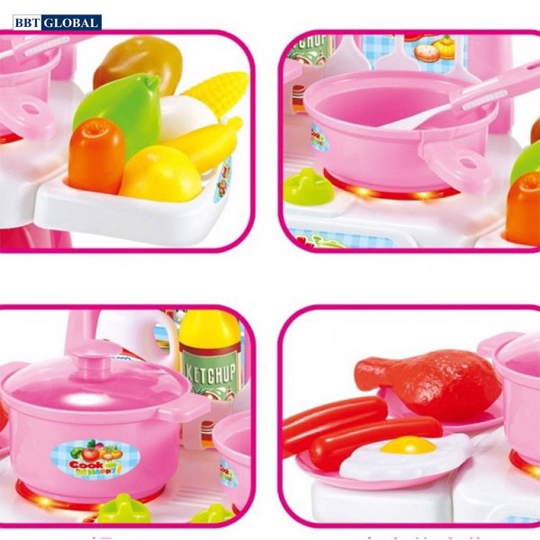 Bộ đồ chơi nấu ăn có lò nướng Cook Happy 889-40