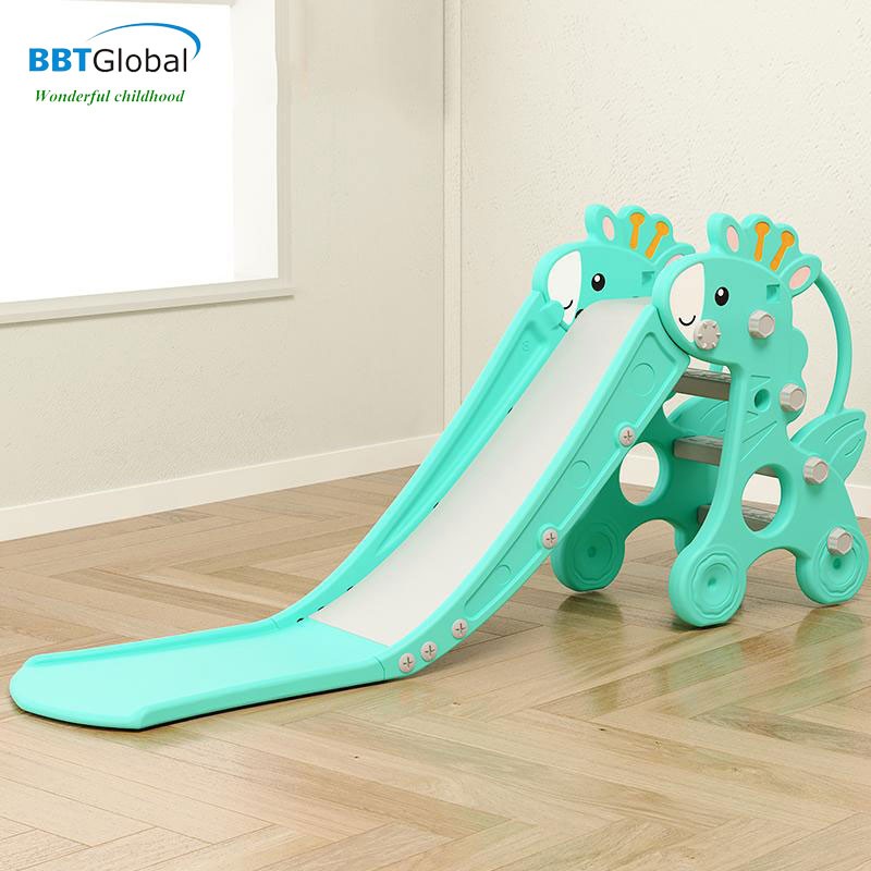 Cầu trượt cho bé máng dài hình chú hươu BSL302