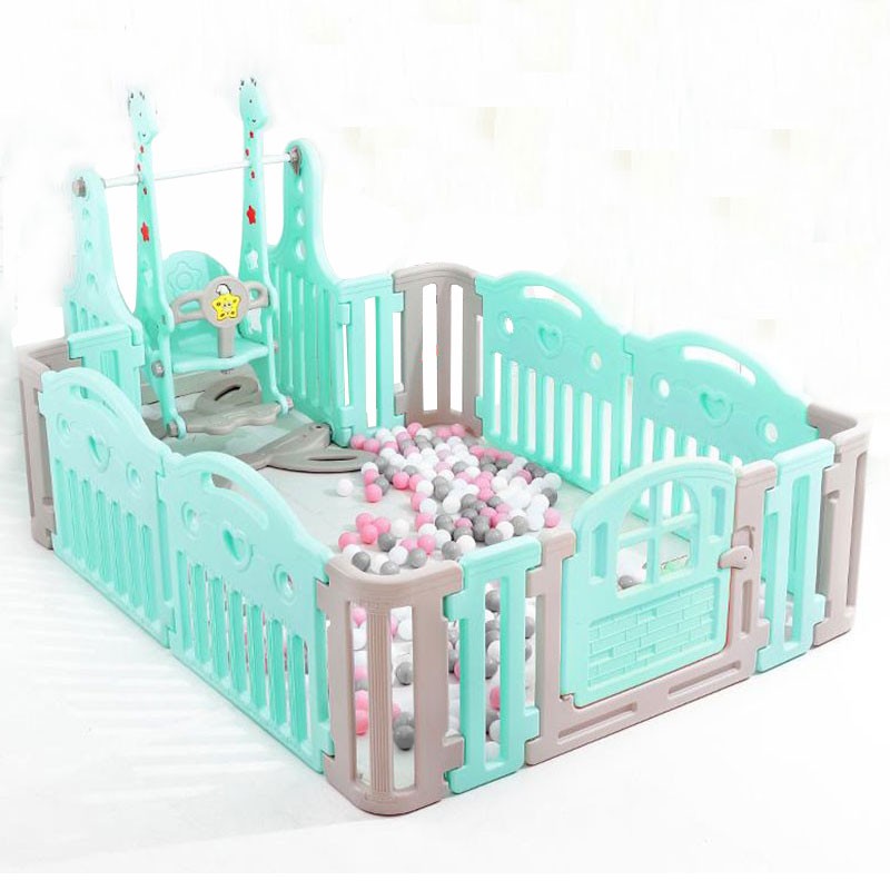 Cùng bố mẹ trông con Dịp Covid-19: quây bóng, cầu trượt, nhà nhựa cho bé