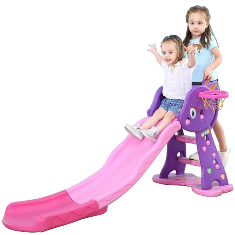 Cầu trượt chú hươu máng dài cho bé KXC-10