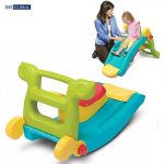 Bập bênh kết hợp cầu trượt 2 trong 1 ZKF002