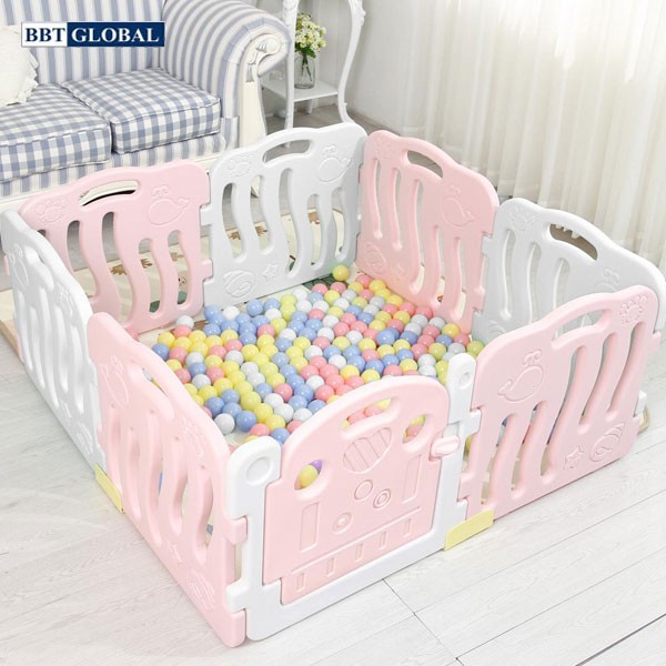 Quây cũi cho bé hình lượn sóng cao cấp WL02