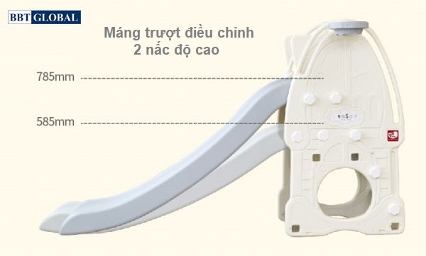 Cầu trượt đơn Hàn Quốc cho bé Y1953