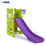 Cầu trượt gấu cho bé có ném bóng rổ ZK1006