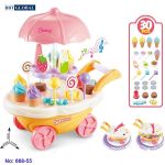 Đồ chơi xe đẩy bán kem cỡ lớn có nhạc 668-55
