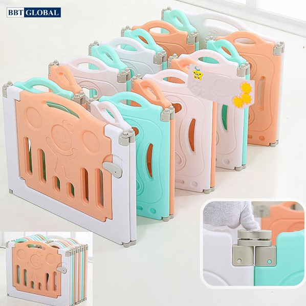 Quây cũi nhựa cho bé gấp gọn BR9505