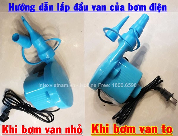 Cách bơm bể bơi, phao bơi van to