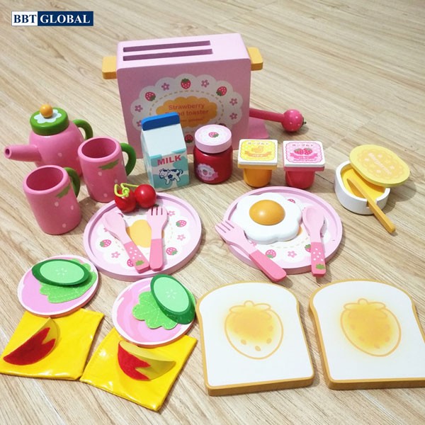 Đồ chơi nấu ăn nhanh bằng gỗ cao cấp JYNC016