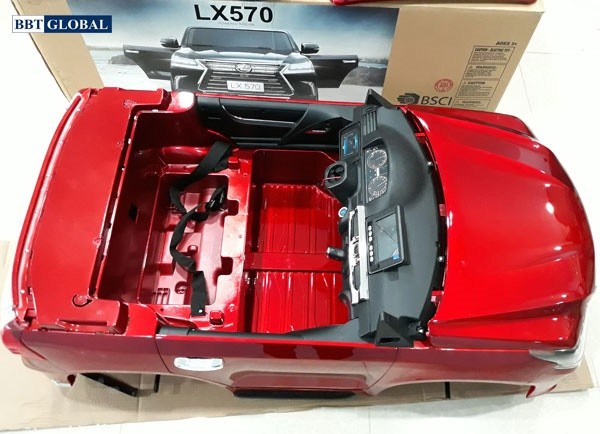 Đập hộp xe ô tô điện trẻ em Lexus LX570