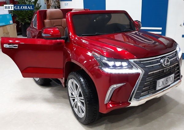xe ô tô điện trẻ em bản quyền LX570
