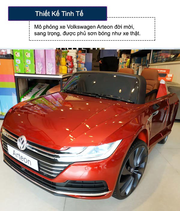 Xe ô tô điện trẻ em bản quyền Volkswagen Arteon