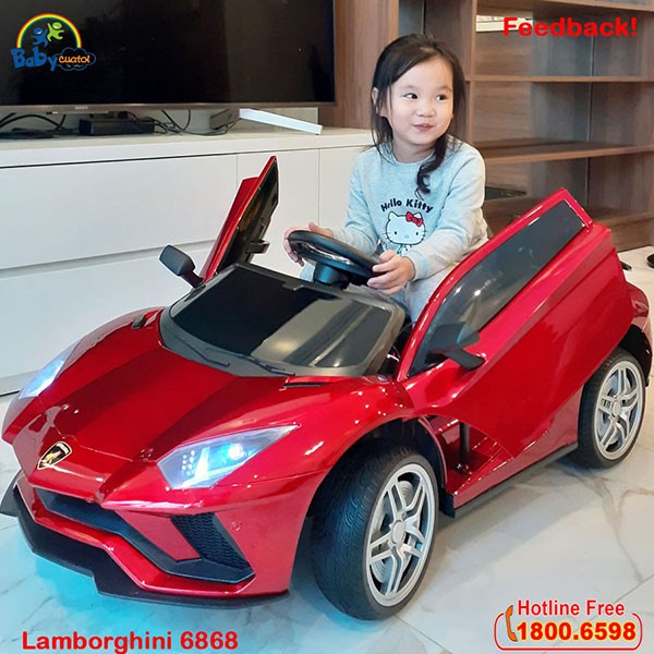 Xe ô tô điện trẻ em Lamborghini Aventador
