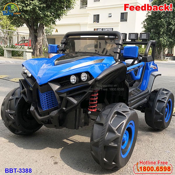 Xe ô tô điện trẻ em địa hình 4 động cơ BBT-3388