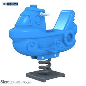Bập bênh nhún lò xo thuyền đơn ZK139-21