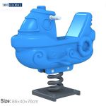 Bập bênh nhún lò xo thuyền đơn ZK139-21
