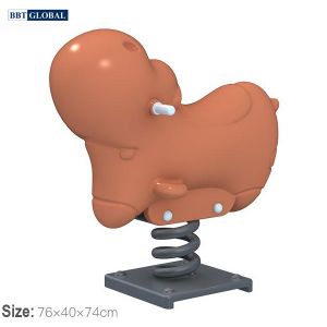 Bập bênh nhún lò xo đơn hà mã ZK139-22