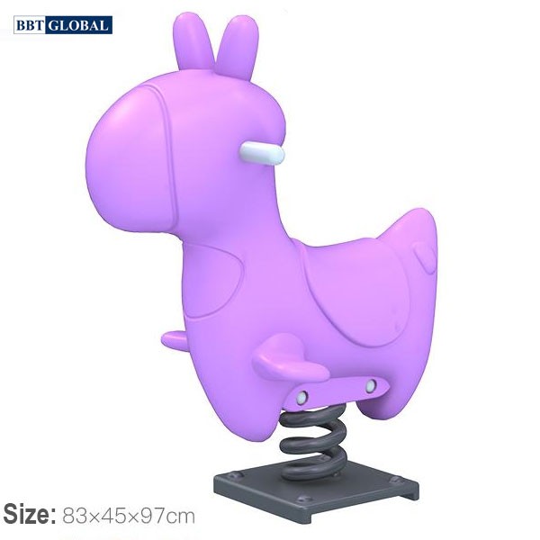 Bập bênh nhún lò xo đơn thỏ ZK139-23
