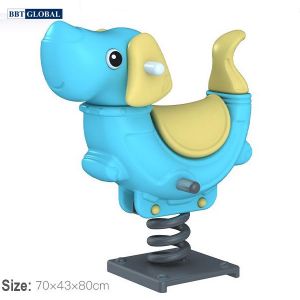 Bập bênh nhún lò xo đơn cún con ZK139-27
