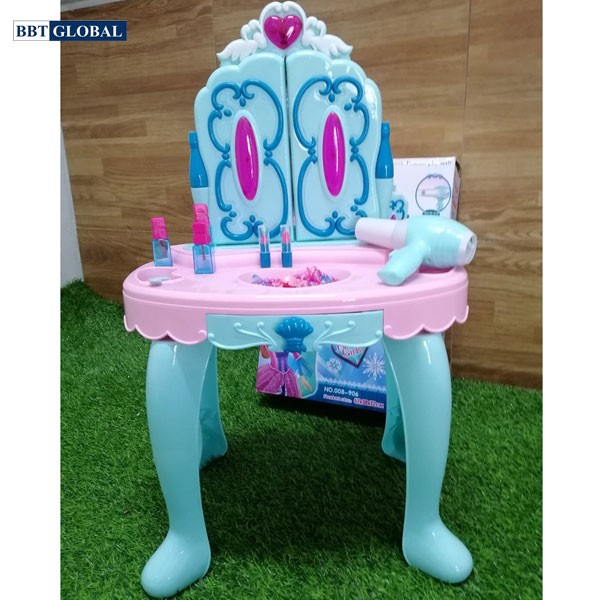 Đồ chơi trang điểm cho bé màu xanh ngọc 008-906