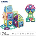 Đồ chơi xếp hình 3D nam châm 70 chi tiết BBT Global 689-29