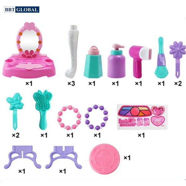 Bàn trang điểm có ghế ngồi cho bé 8303C