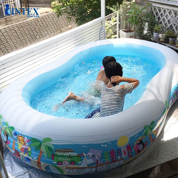 Bể bơi phao cho bé hình bãi biển INTEX 56490